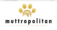 Desktop Screenshot of muttropolitanpetsitting.com